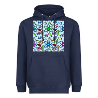 Navy Science Teacher Seamless Pattern Heavyweight Hoodie - BundleAndBundleShop