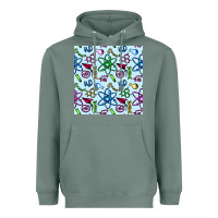 Sage Science Teacher Seamless Pattern Heavyweight Hoodie - BundleAndBundleShop