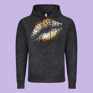 Cheetah Lips Vintage Hoodie Designed By Bettercallsaul
