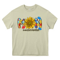 Mossy autism mom life sunflower Heavy Core Tee - MaliasSmallBusiness