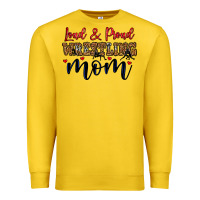 Lemon loud and proud wrestling mom Premium Sweatshirt - LillyAllenDesigns