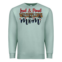 Seafoam loud and proud wrestling mom Premium Sweatshirt - LillyAllenDesigns