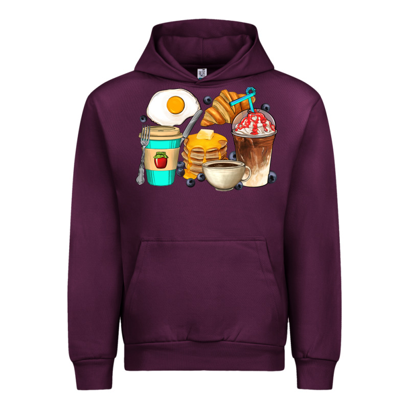 Breakfast Coffee Cups Urban Hoodie by Artiststas | Teevron