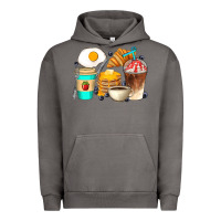 Pigment Tornado Breakfast Coffee Cups Urban Hoodie - Artiststas