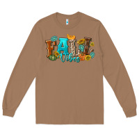 Toasted Coconut Fall Vibes Long Sleeve Tee - texasbilliewilder