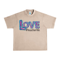 French Oak Love Teacher Life Urban Heavy Tee - Bettercallsaul
