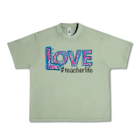Oil Green Love Teacher Life Urban Heavy Tee - Bettercallsaul