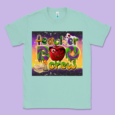 Teacher Boo Crew Tumbler Classic Tee Designed By Barkaloodesign