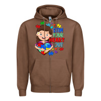 Stim Your Heart Out Zipper Hoodie | Teevron