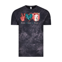 Cloud Black Peace Love Goats Vintage Tee - Bettercallsaul