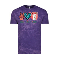 Cloud Purple Peace Love Goats Vintage Tee - Bettercallsaul