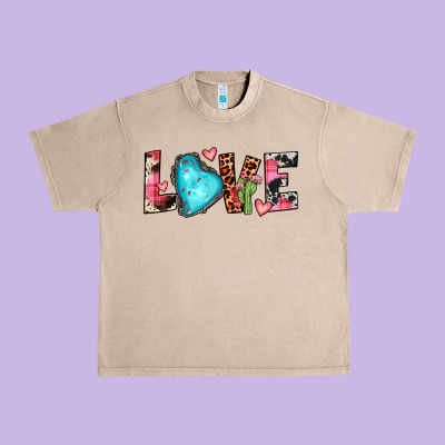 Gemstone Love Urban Heavy Tee Designed By Jahusdesignshop