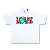 White gemstone love Urban Heavy Tee - JahusDesignShop