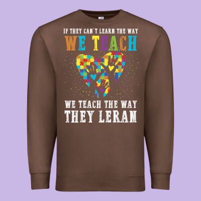 Autism Awareness Teacher Premium Sweatshirt Designed By Cowhidedigitalart