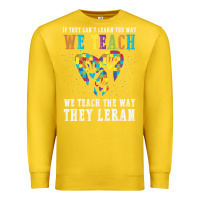 Lemon Autism Awareness Teacher Premium Sweatshirt - CowhideDigitalArt