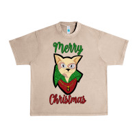 French Oak Merry Christmas Cat Urban Heavy Tee - Bettercallsaul