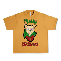 Peanut Butter Merry Christmas Cat Urban Heavy Tee - Bettercallsaul