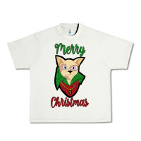 Pistachio Merry Christmas Cat Urban Heavy Tee - Bettercallsaul