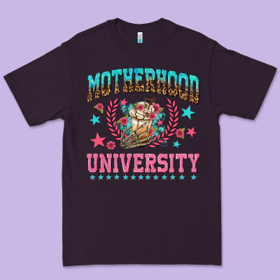 Motherhood University With Coffee Premium Tee Designed By Nancycooperartshop
