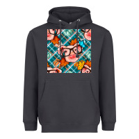 Smoke fall pig seamless pattern Heavyweight Hoodie - BundleAndBundleShop