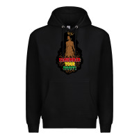 Black Remember your roots Premium Hoodie - FaDigitalArtStudio