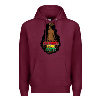 Burgundy Remember your roots Premium Hoodie - FaDigitalArtStudio