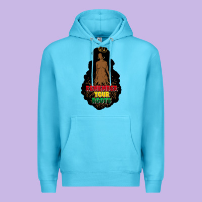 Remember Your Roots Premium Hoodie Designed By Fadigitalartstudio