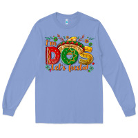 Colony Blue I'm dos let's Fiesta Long Sleeve Tee - NancyCooperArtShop