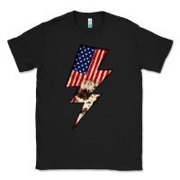 Black Lightning Bolt Classic Tee - JahusDesignShop