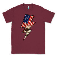 Burgundy Lightning Bolt Classic Tee - JahusDesignShop