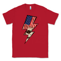 Red Lightning Bolt Classic Tee - JahusDesignShop