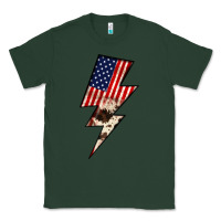 Sports Green Lightning Bolt Classic Tee - JahusDesignShop