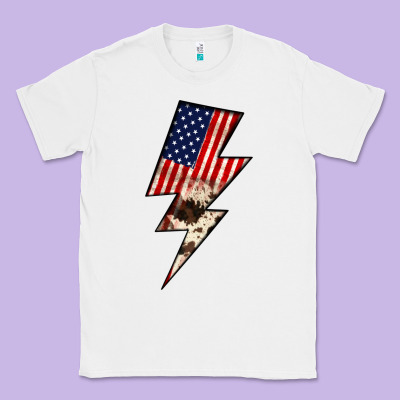 Lightning Bolt Classic Tee Designed By Jahusdesignshop
