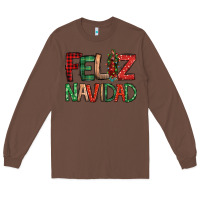 Chestnut Feliz Navidad our lady of Guadalupe Christmas Long Sleeve Tee - Jasminsmagicworld