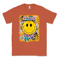 Copper happy vibes smiley face Classic Tee - BarkalooDesign