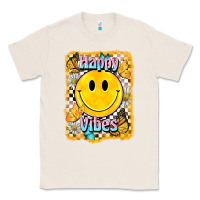 Natural happy vibes smiley face Classic Tee - BarkalooDesign
