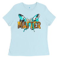 Baby Blue you matter Ladies Tee - NancyCooperArtShop