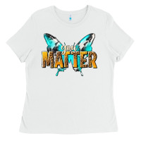 White you matter Ladies Tee - NancyCooperArtShop