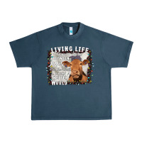 Between Jesus Take The Wheel I Wish A Heifer Would Urban Heavy Tee | Teevron