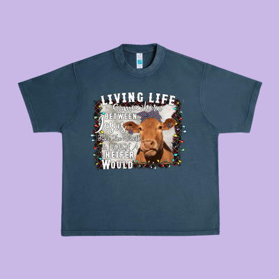 Between Jesus Take The Wheel I Wish A Heifer Would Urban Heavy Tee Designed By Bettercallsaul