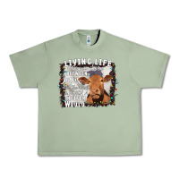Oil Green Between Jesus Take The Wheel I Wish A Heifer Would Urban Heavy Tee - Bettercallsaul