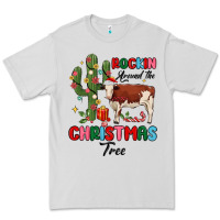 Dove Grey rockin around the christmas tree Premium Tee - MaliasSmallBusiness