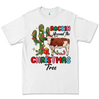 White rockin around the christmas tree Premium Tee - MaliasSmallBusiness