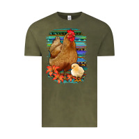 Vintage Olive Chicken with Chick Vintage Tee - Bettercallsaul
