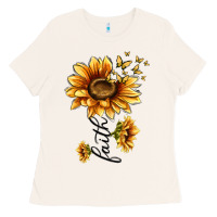 Bone faith sunflower Ladies Tee - MaliasSmallBusiness