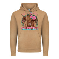 Vintage Camel hello valentine highland cow Vintage Hoodie - RanaPortraitStore