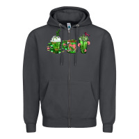 Smoke Cactus Lover Cactus Coffee Cups Zipper Hoodie - FaDigitalArtStudio