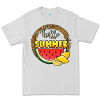 Dove Grey hello summer watermelon Premium Tee - JahusDesignShop