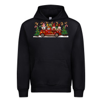 Black Christmas Gnome Truck Urban Hoodie - Artiststas