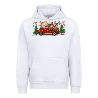 White Christmas Gnome Truck Urban Hoodie - Artiststas